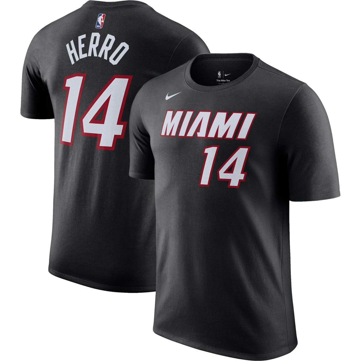 Black Tyler Herro Miami Heat Icon 2022/23 Name & Number T-Shirt | NBA