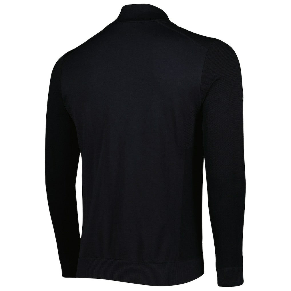 Black Chicago Bulls Levelwear Nano Engineered Knit Fabric Quarter-Zip Jacket | NBA