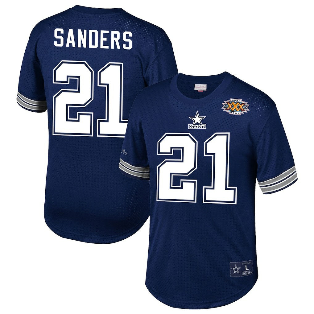 Dallas Cowboys Deion Sanders  Retired Player Name & Number Mesh Top | NFL Sale