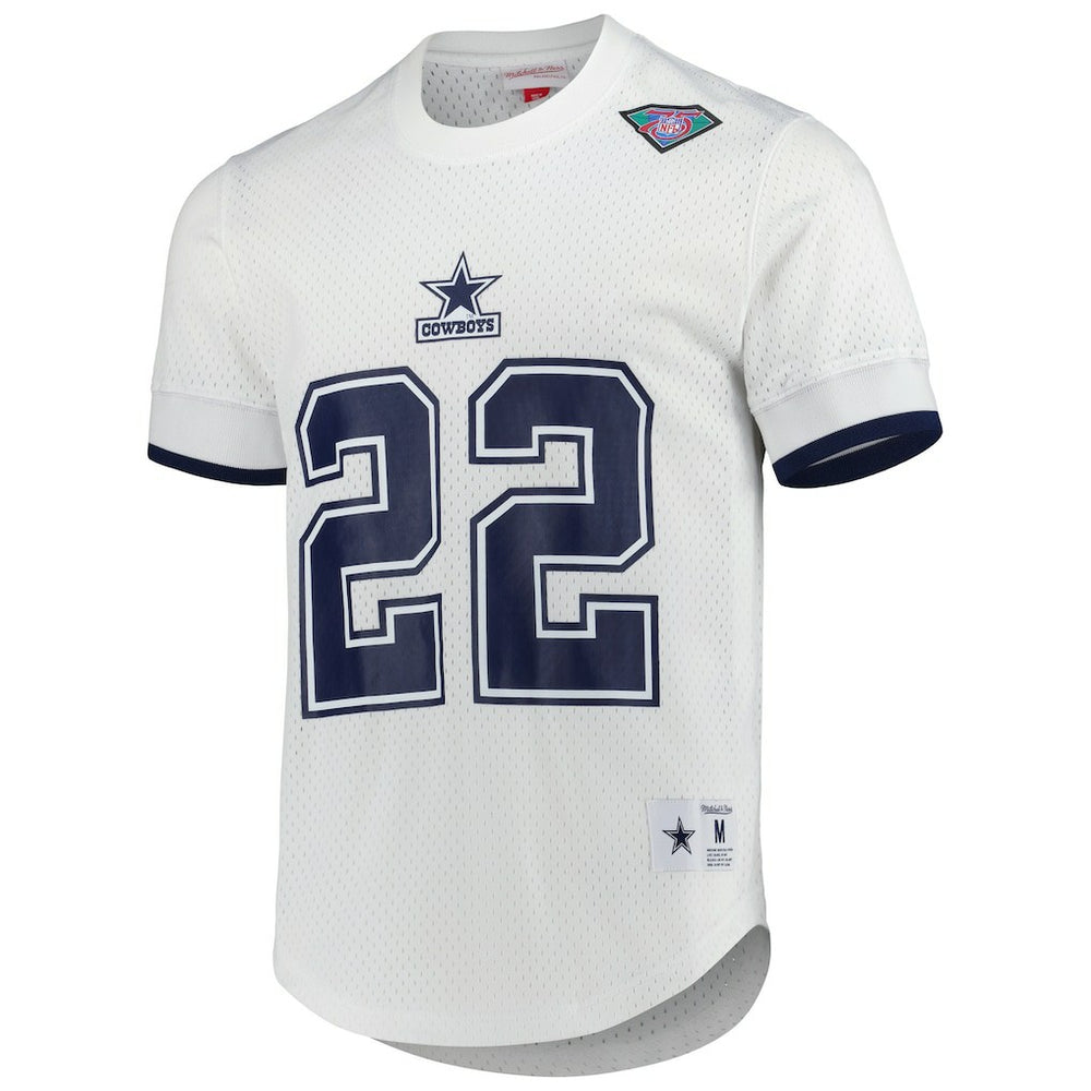 Dallas Cowboys Emmitt Smith  Retired Player Name & Number Mesh Top | NFL Hot