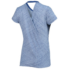 Kansas City Royals Touch Women's Hail Mary Back Wrap Space-Dye V-Neck T-Shirt - MLB T-shirts