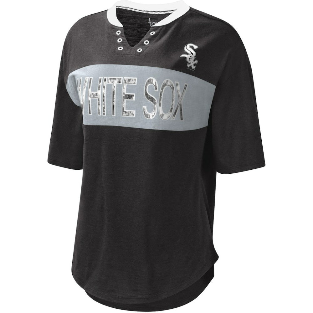 Chicago White Sox Touch Women's Lead Off Notch Neck T-Shirt - MLB T-shirts