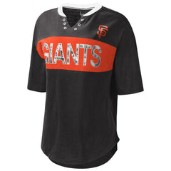 San Francisco Giants Touch Women's Lead Off Notch Neck T-Shirt - MLB T-shirts