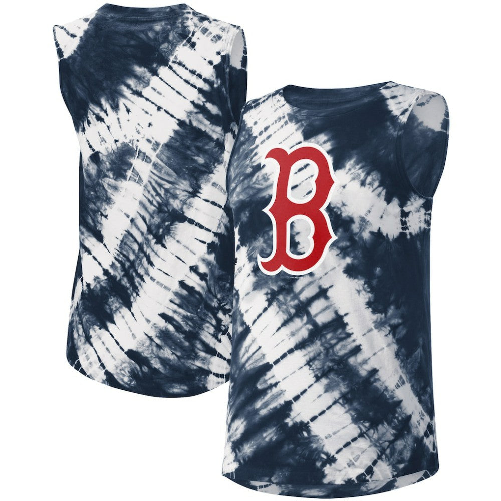 Boston Red Sox Touch Women's Money Ball Tie-Dye Tank Top - MLB Tanks