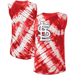 St. Louis Cardinals Touch Women's Money Ball Tie-Dye Tank Top - MLB Tanks