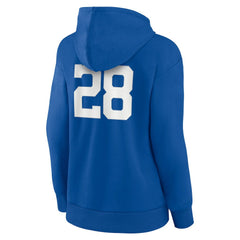 Indianapolis Colts Jonathan Taylor  Women's Player Icon Name & Number V-Neck Pullover Hoodie | NFL Discount