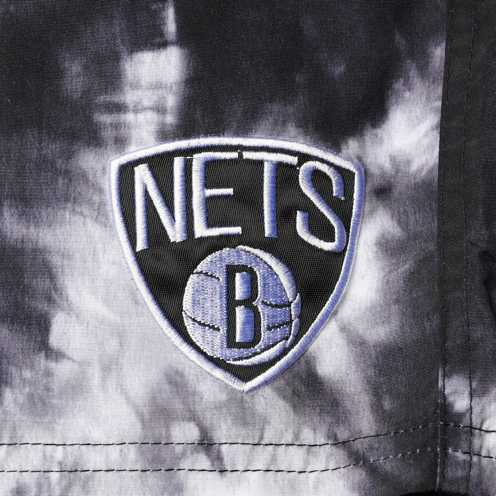 Black Brooklyn Nets G-III Sports by Carl Banks Splash Volley Swim Shorts | NBA