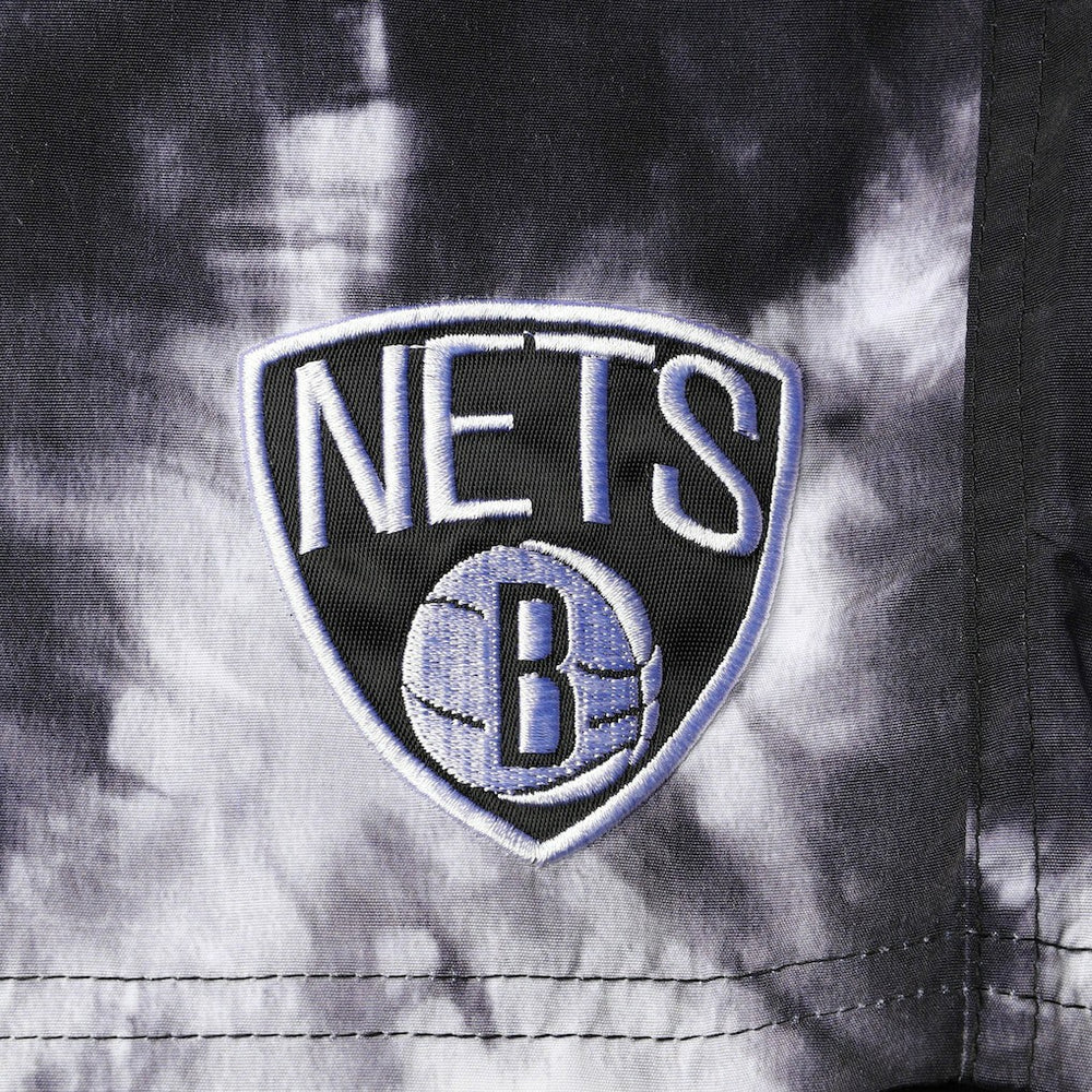 Black Brooklyn Nets G-III Sports by Carl Banks Splash Volley Swim Shorts | NBA