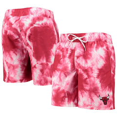 Red Chicago Bulls G-III Sports by Carl Banks Splash Volley Swim Shorts | NBA
