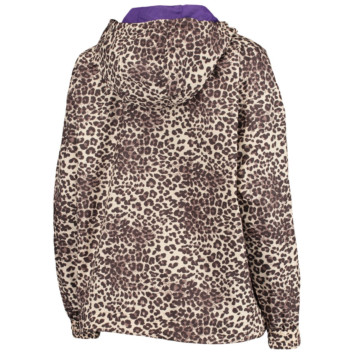 Leopard Los Angeles Lakers DKNY Sport Women's Gabriella Windbreaker Half-Zip Hoodie | NBA