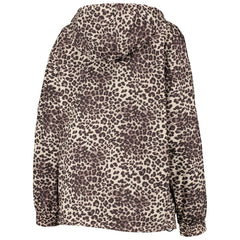 Leopard New York Knicks DKNY Sport Women's Gabriella Windbreaker Half-Zip Hoodie | NBA