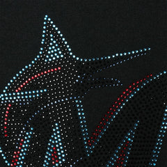 Miami Marlins DKNY Sport Women's Carrie Pullover Sweatshirt - MLB Pullover