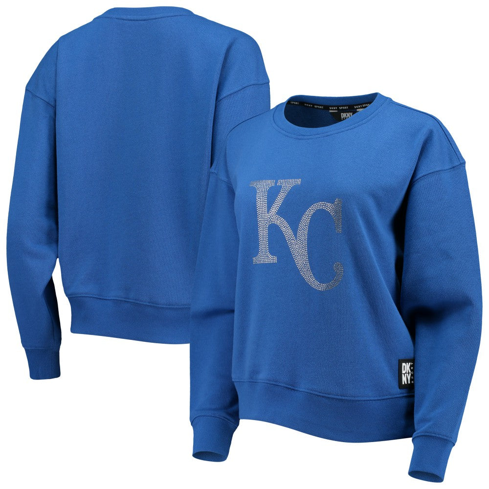 Kansas City Royals DKNY Sport Women's Carrie Pullover Sweatshirt - MLB Pullover