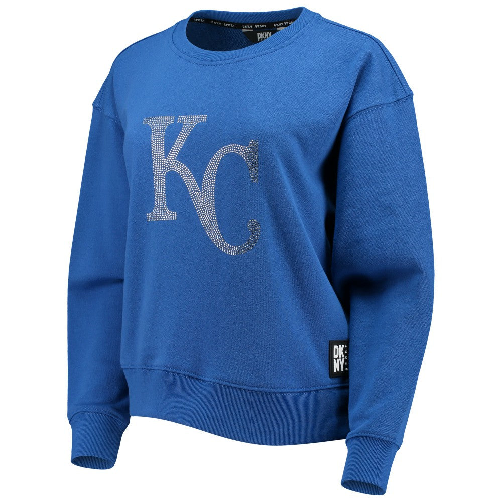 Kansas City Royals DKNY Sport Women's Carrie Pullover Sweatshirt - MLB Pullover