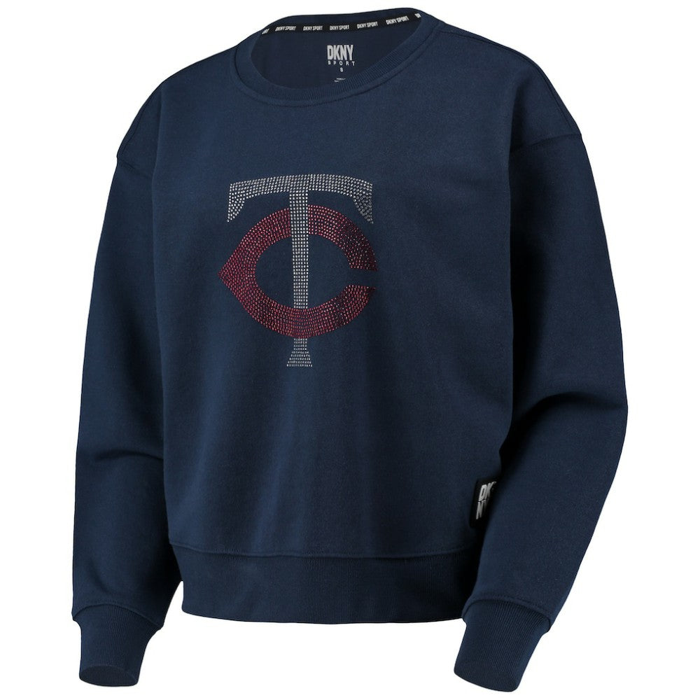 Minnesota Twins DKNY Sport Women's Carrie Pullover Sweatshirt - MLB Pullover