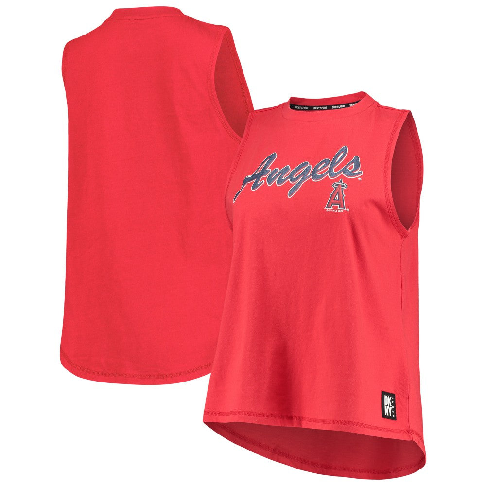 Los Angeles Angels DKNY Sport Women's Marcie Tank Top - MLB Tanks