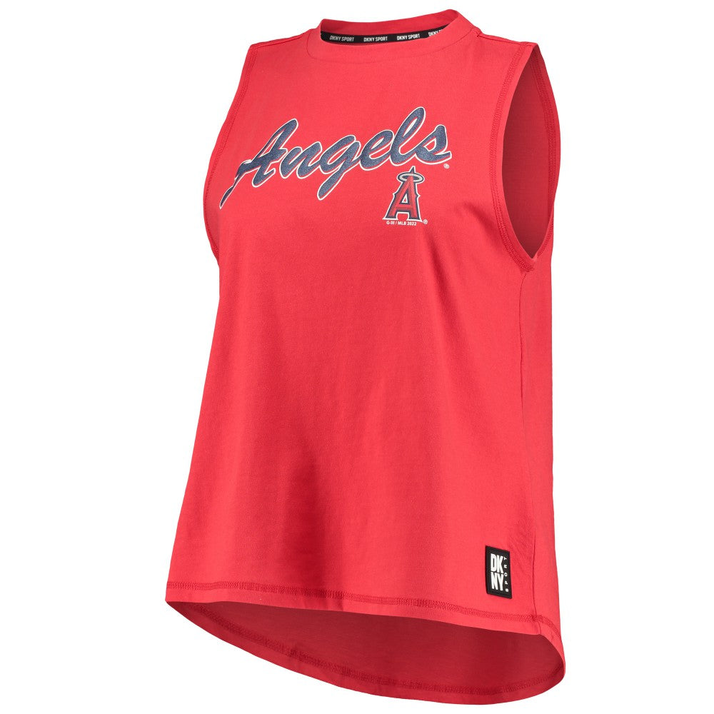 Los Angeles Angels DKNY Sport Women's Marcie Tank Top - MLB Tanks