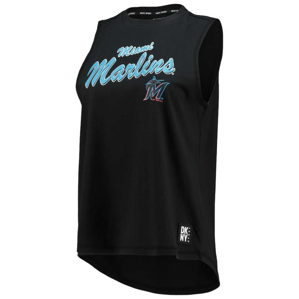 Miami Marlins DKNY Sport Women's Marcie Tank Top - MLB Tanks