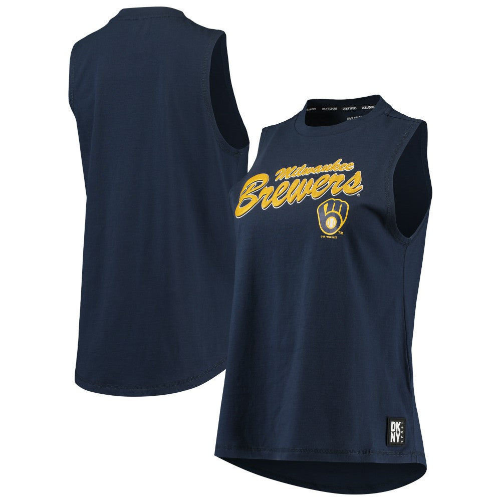 Milwaukee Brewers DKNY Sport Women's Marcie Tank Top - MLB Tanks