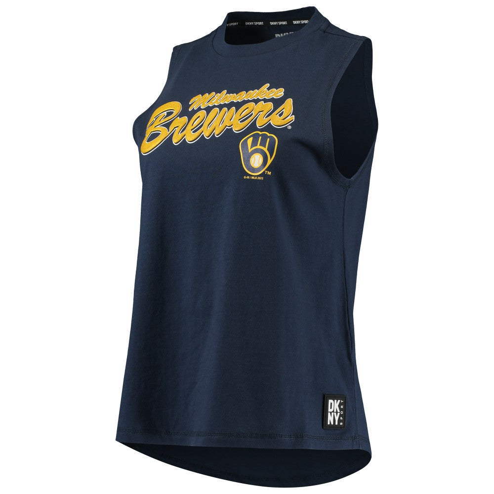 Milwaukee Brewers DKNY Sport Women's Marcie Tank Top - MLB Tanks