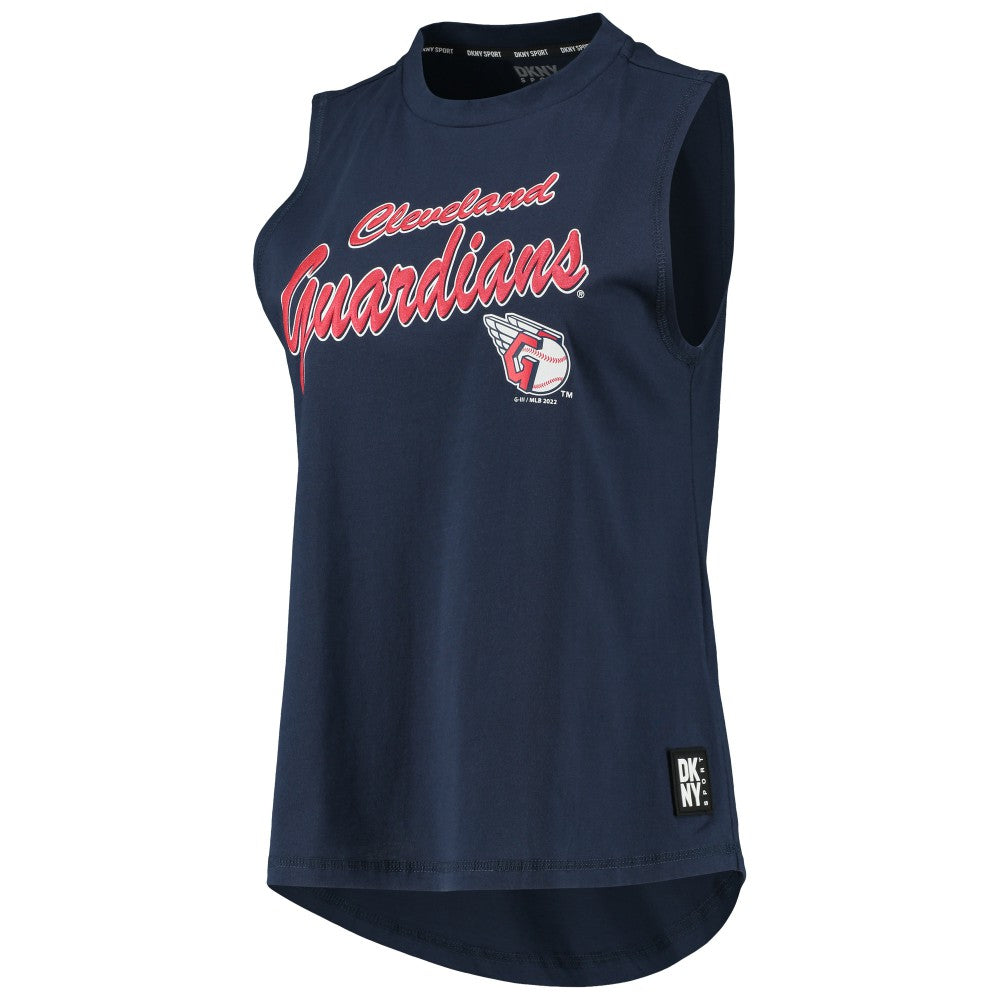 Cleveland Guardians DKNY Sport Women's Marcie Tank Top - MLB Tanks