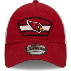 Arizona Cardinals Logo Patch Trucker 9FORTY Snapback Hat | NFL Hot