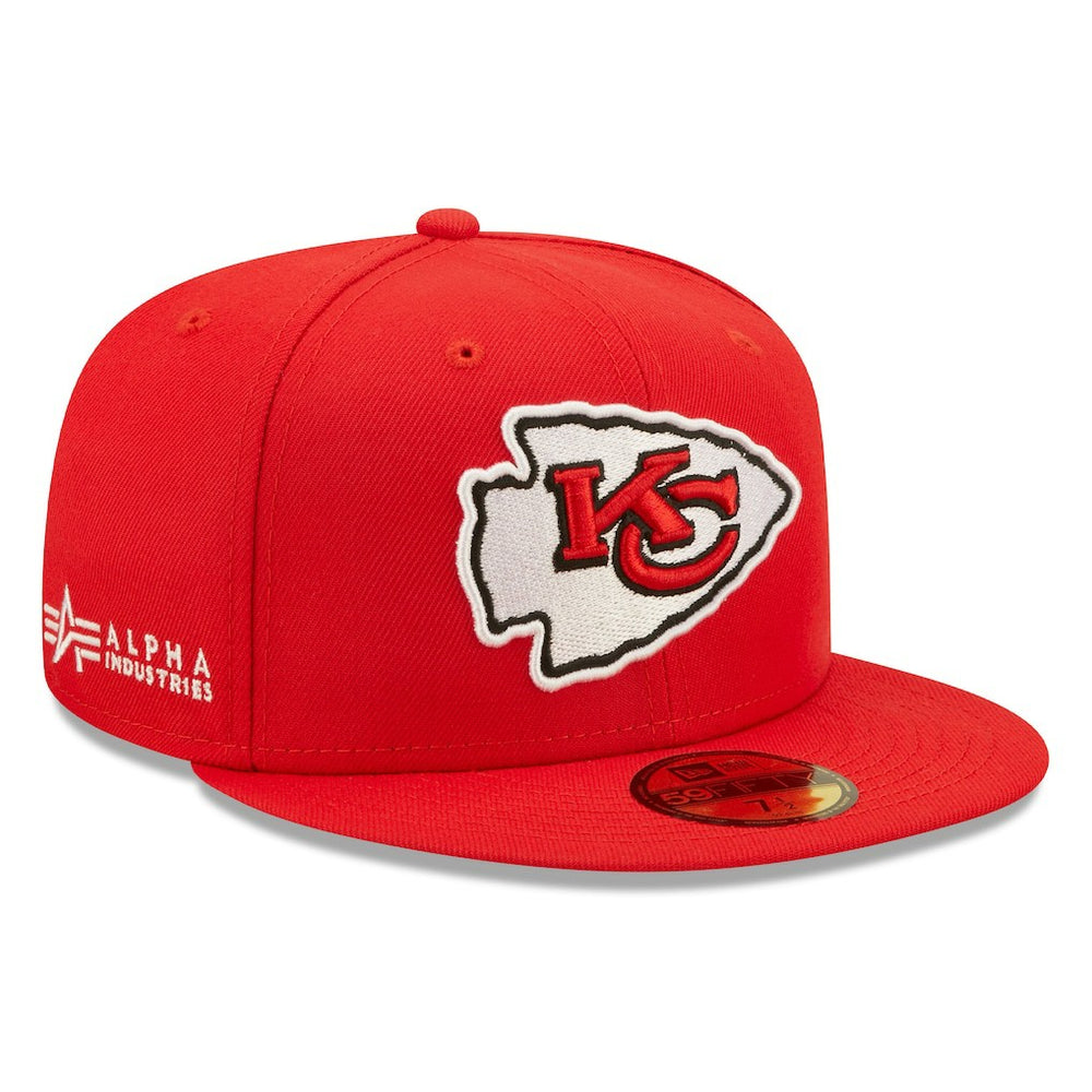 Kansas City Chiefs x Alpha Industries Alpha 59FIFTY Fitted Hat | NFL Discount