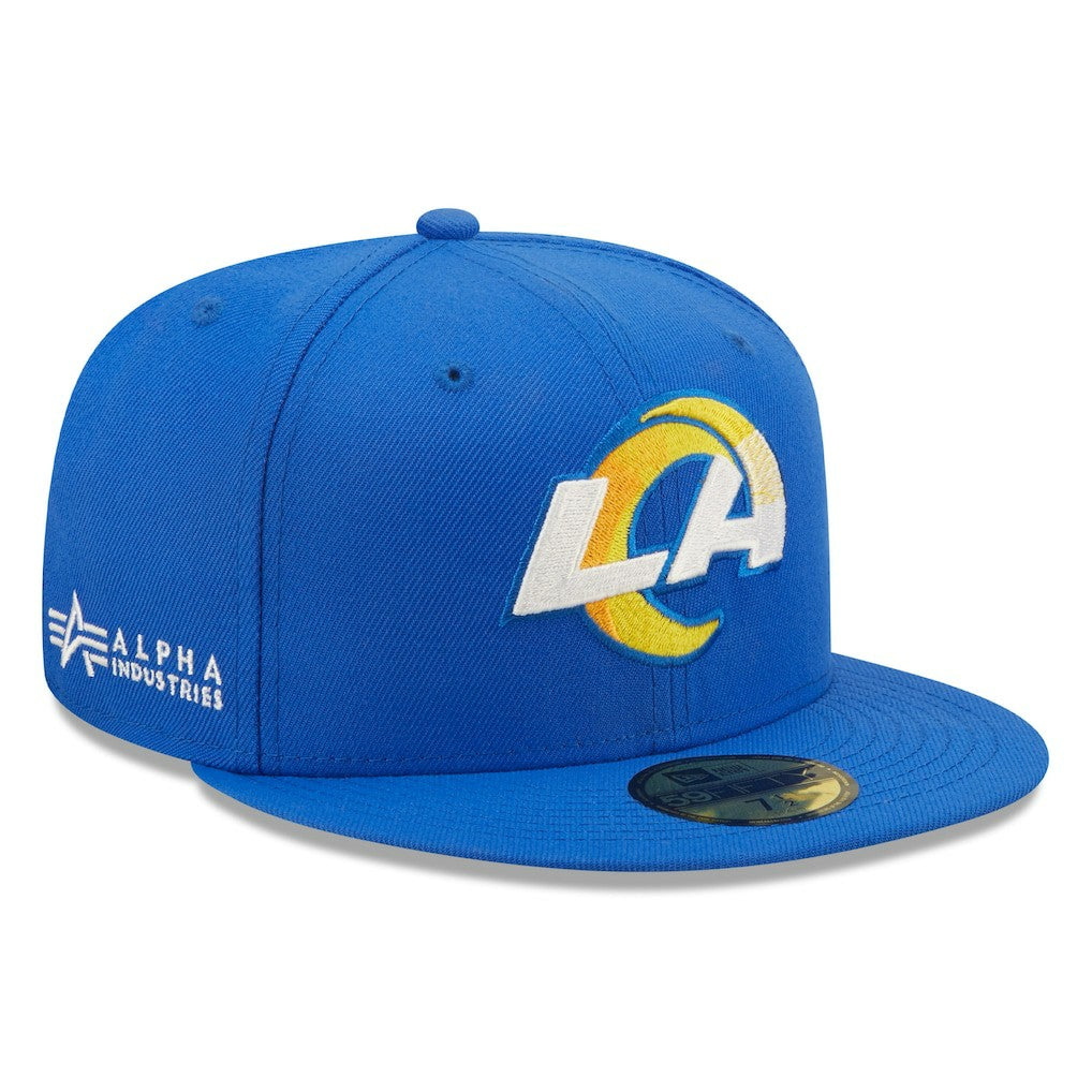 Los Angeles Rams x Alpha Industries Alpha 59FIFTY Fitted Hat | NFL Online