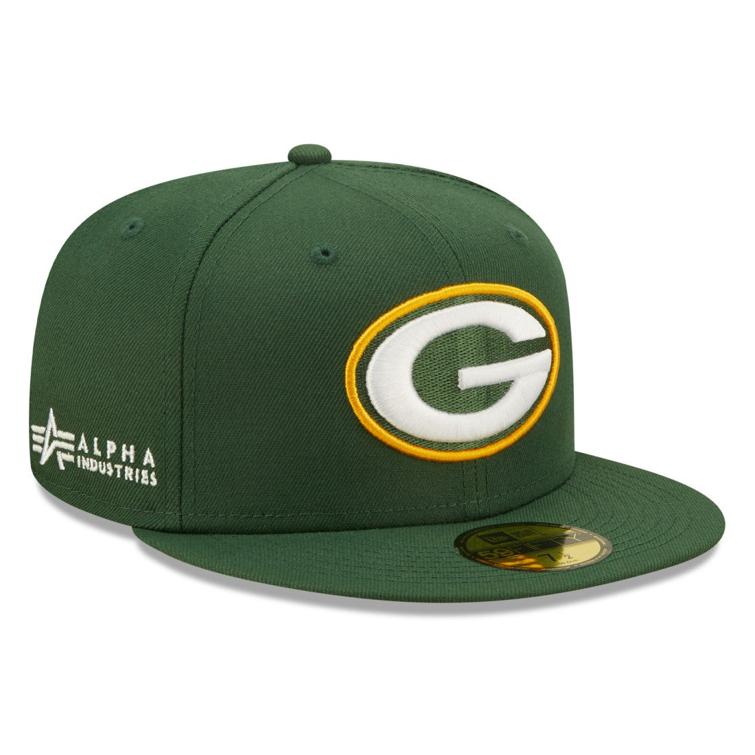 Green Bay Packers x Alpha Industries Alpha 59FIFTY Fitted Hat | NFL Outlet