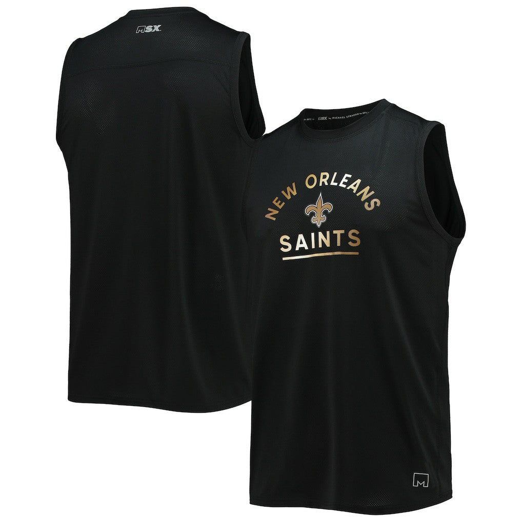 New Orleans Saints MSX by Michael Strahan Rebound Tank Top | NFL Outlet