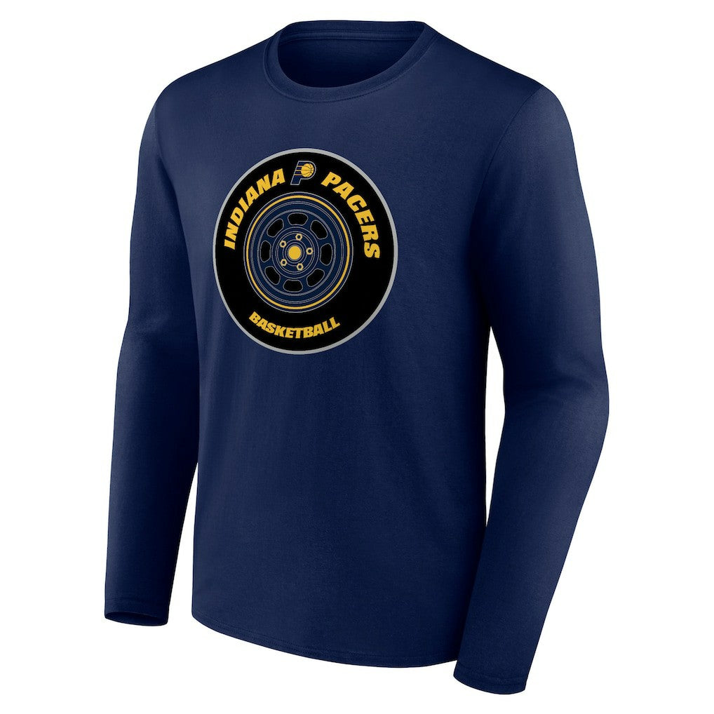 Navy Indiana Pacers Tip-Off Long Sleeve T-Shirt | NBA