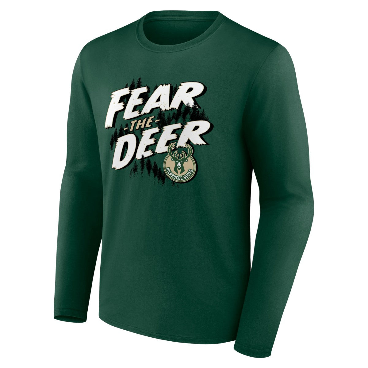 Hunter Green Milwaukee Bucks Tip-Off Long Sleeve T-Shirt | NBA