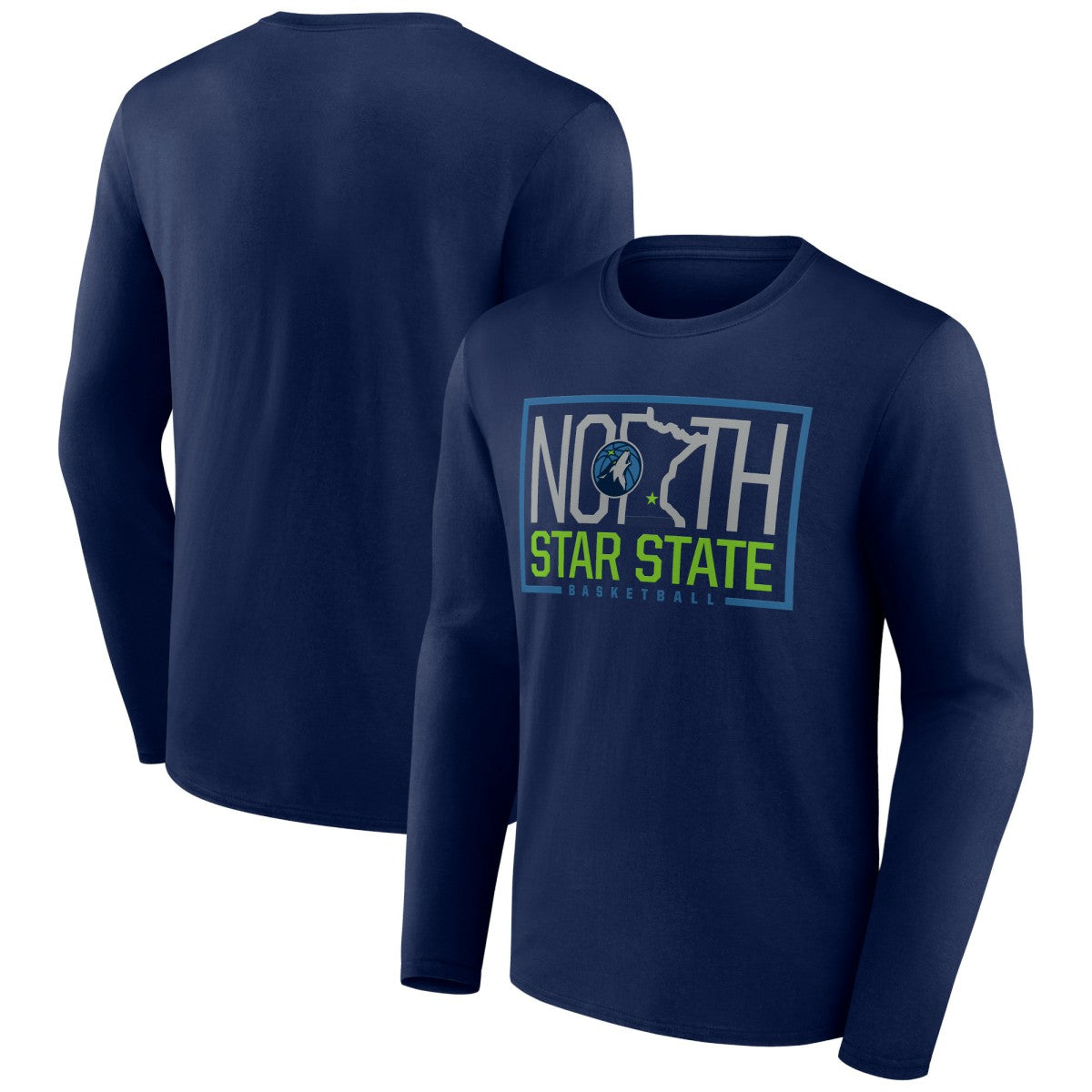 Navy Minnesota Timberwolves Tip-Off Long Sleeve T-Shirt | NBA