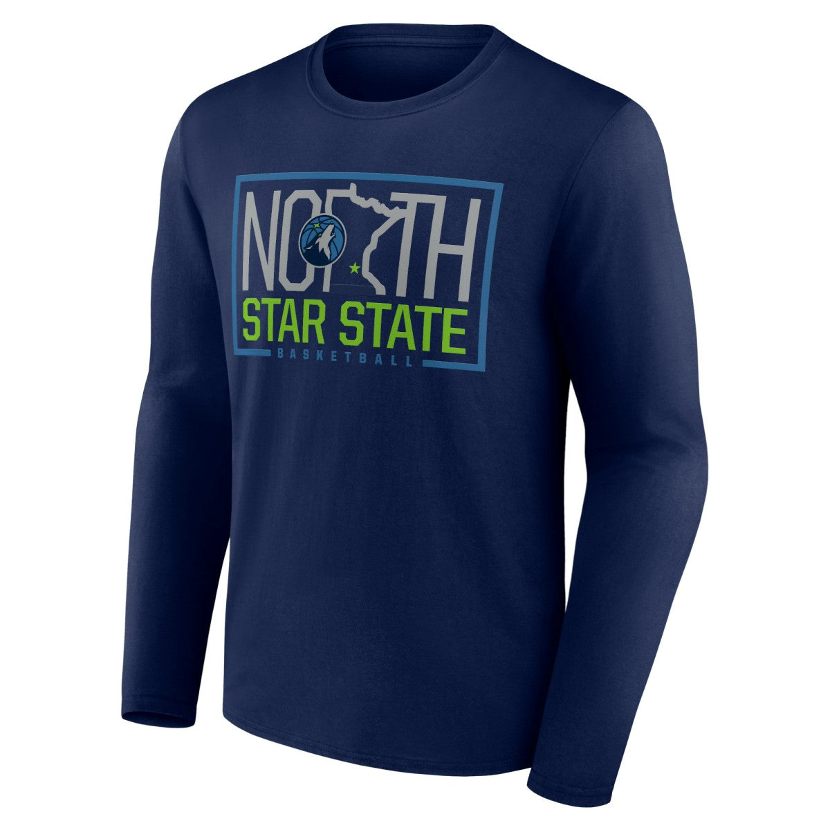 Navy Minnesota Timberwolves Tip-Off Long Sleeve T-Shirt | NBA