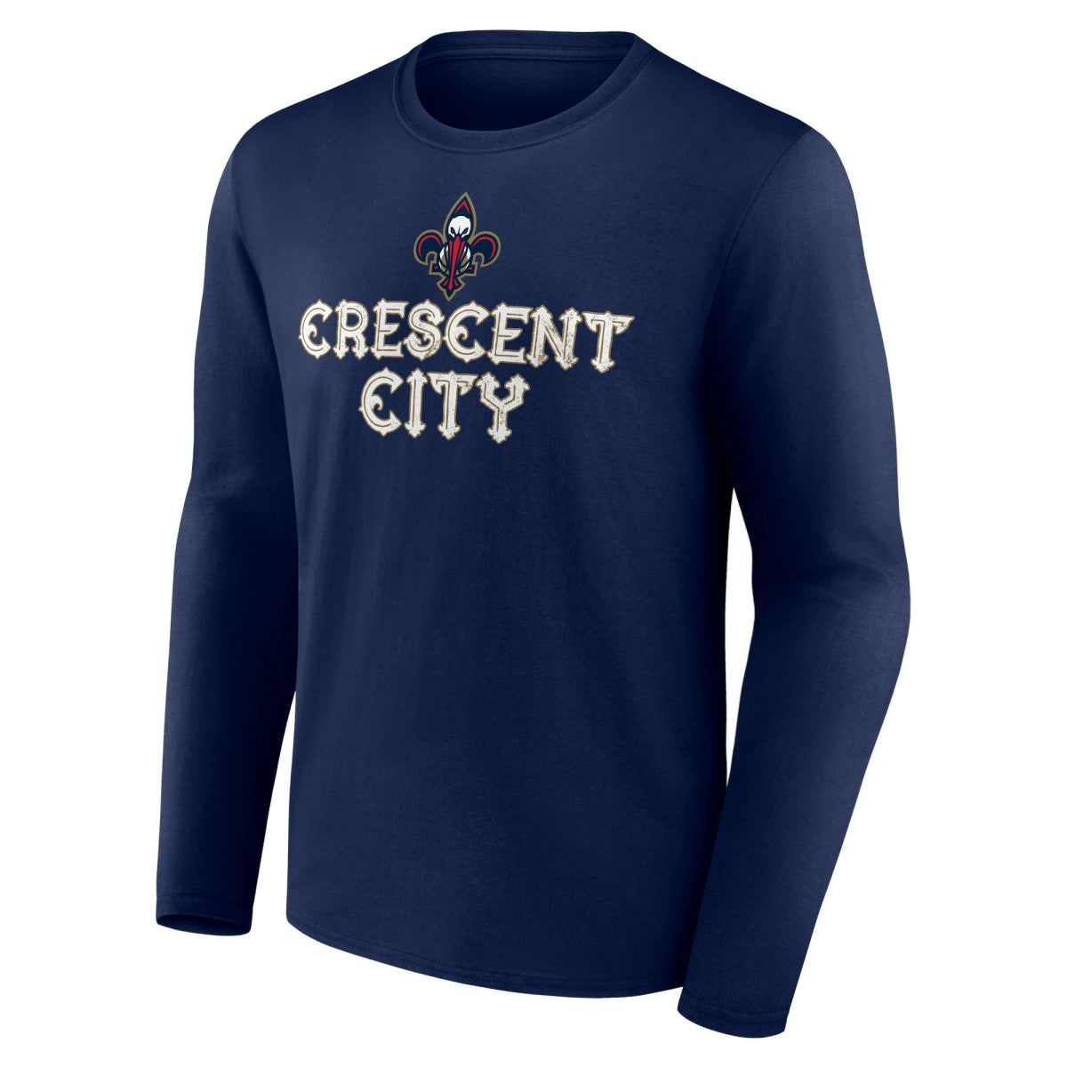 Navy New Orleans Pelicans Tip-Off Long Sleeve T-Shirt | NBA