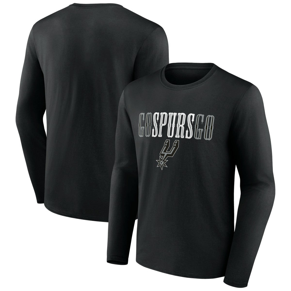 Black San Antonio Spurs Tip-Off Long Sleeve T-Shirt | NBA