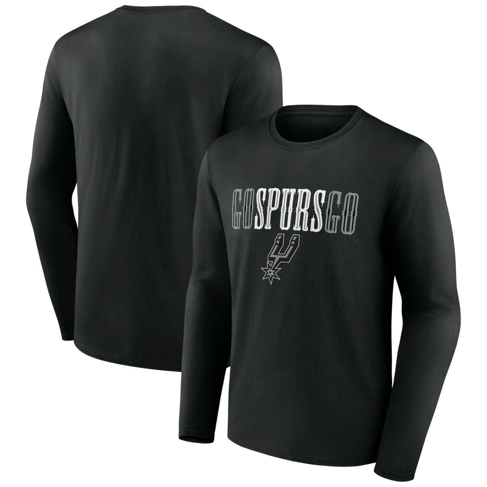 Black San Antonio Spurs Tip-Off Long Sleeve T-Shirt | NBA