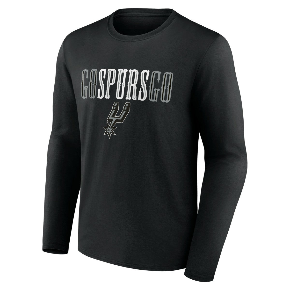Black San Antonio Spurs Tip-Off Long Sleeve T-Shirt | NBA