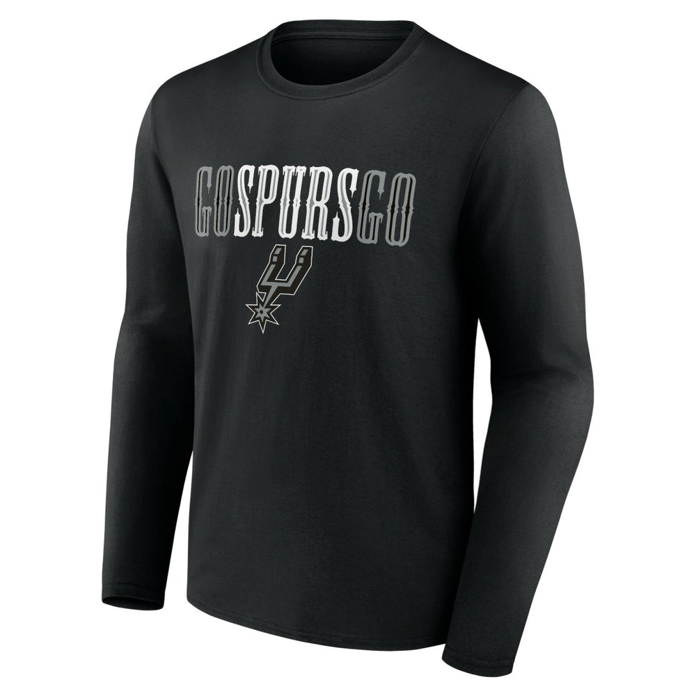 Black San Antonio Spurs Tip-Off Long Sleeve T-Shirt | NBA