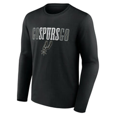 Black San Antonio Spurs Tip-Off Long Sleeve T-Shirt | NBA