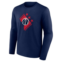 Navy Washington Wizards Tip-Off Long Sleeve T-Shirt | NBA