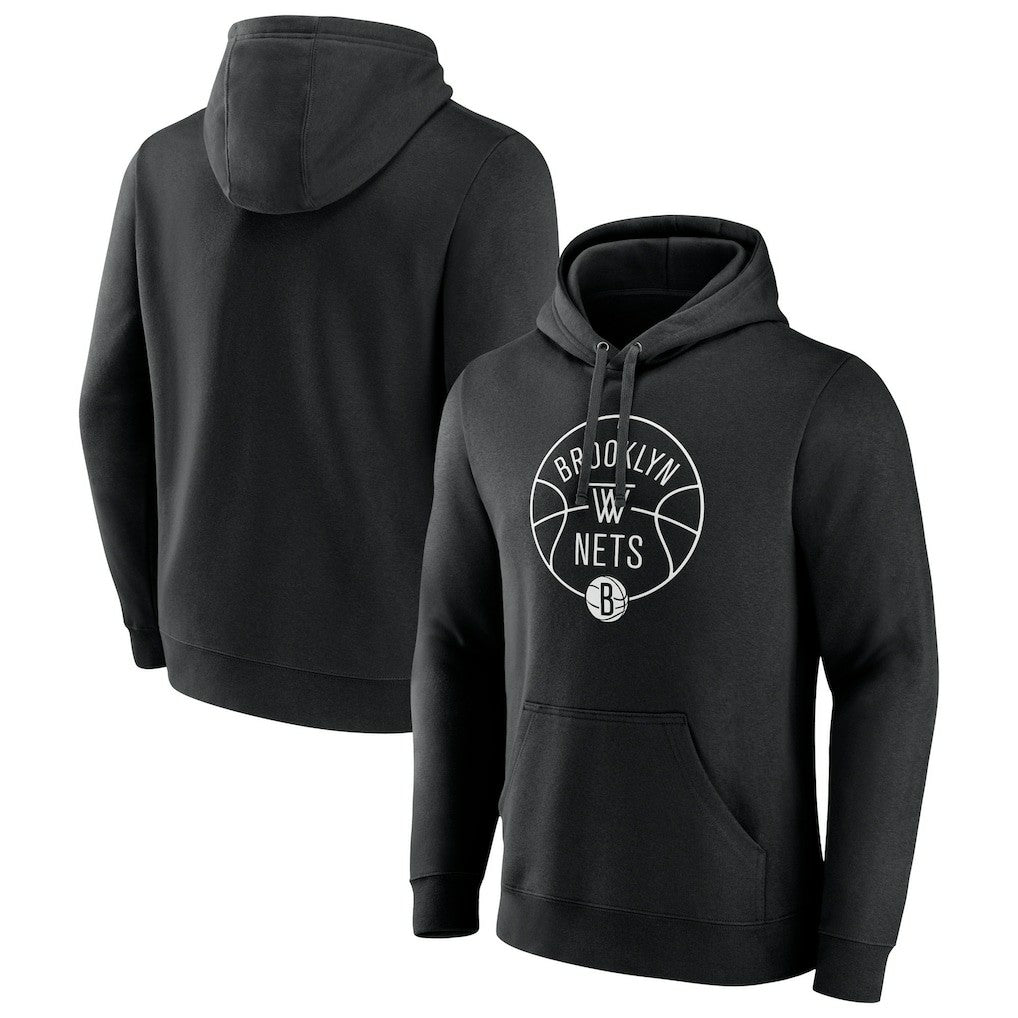 Black Brooklyn Nets Tip-Off Pullover Hoodie | NBA