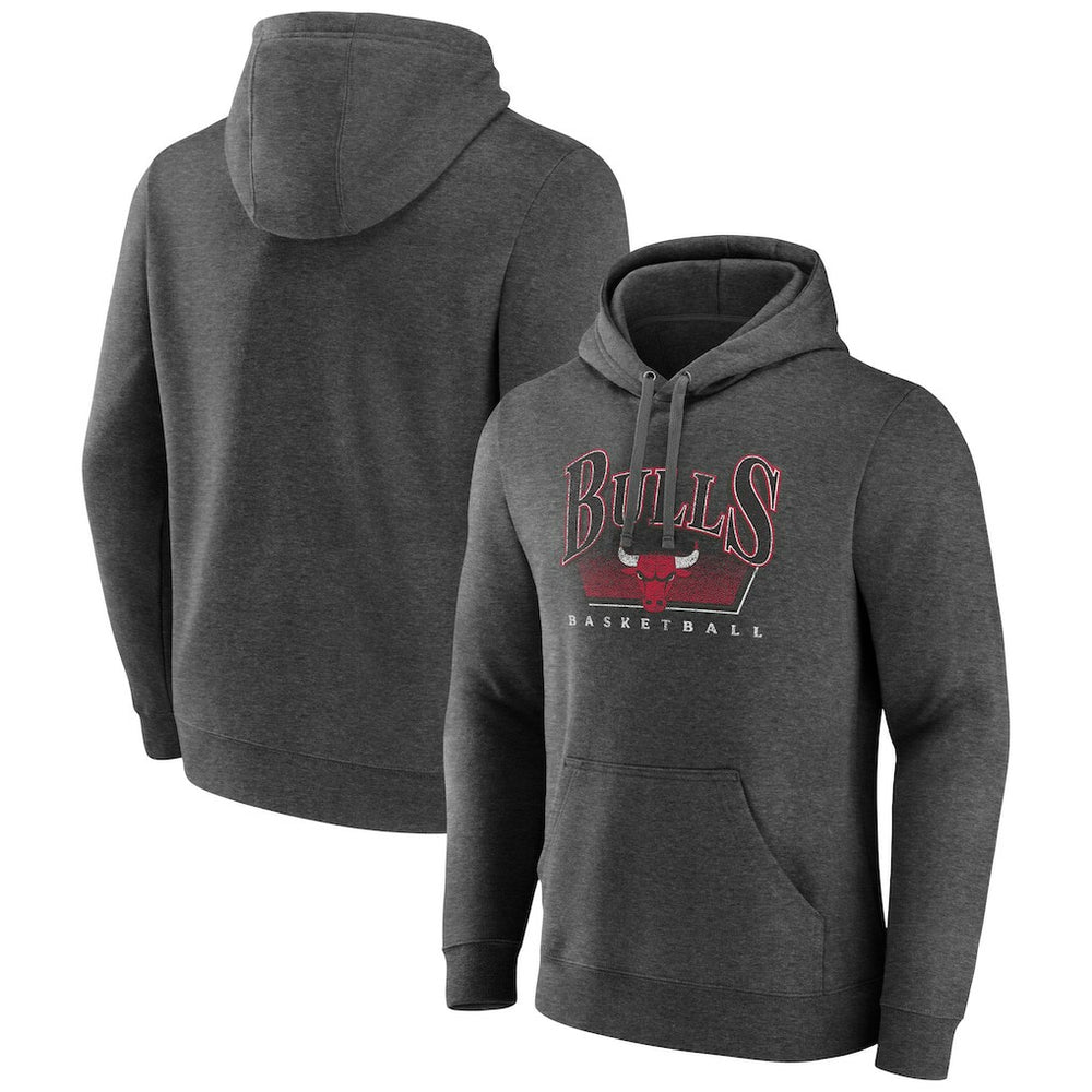 Charcoal Chicago Bulls Selection Pullover Hoodie | NBA