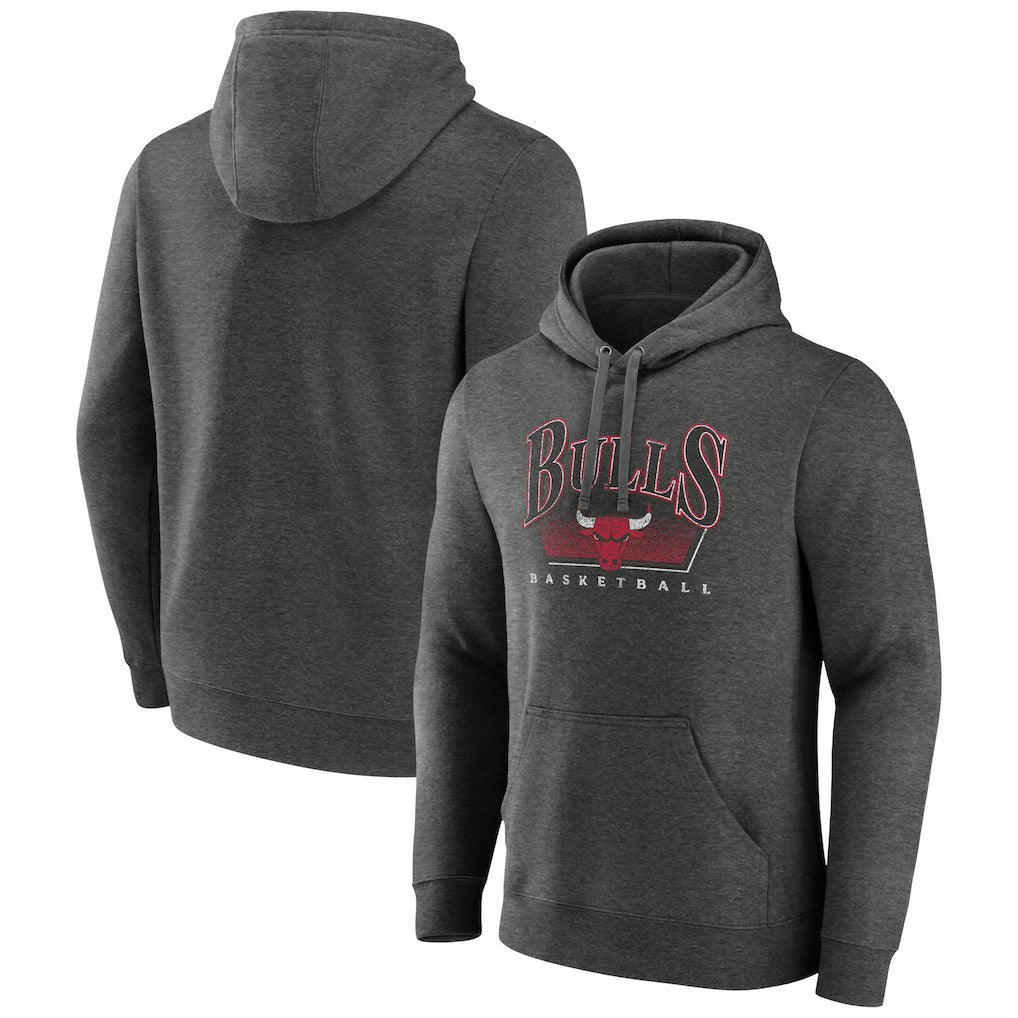 Charcoal Chicago Bulls Selection Pullover Hoodie | NBA