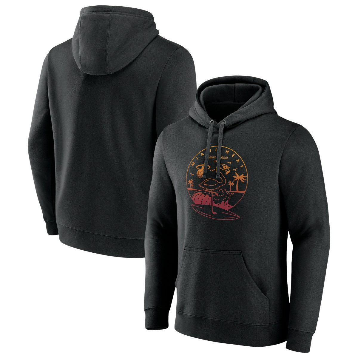 Black Miami Heat Tip-Off Pullover Hoodie | NBA