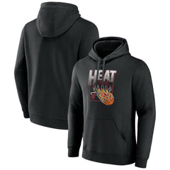 Black Miami Heat Alley Oop Pullover Hoodie | NBA