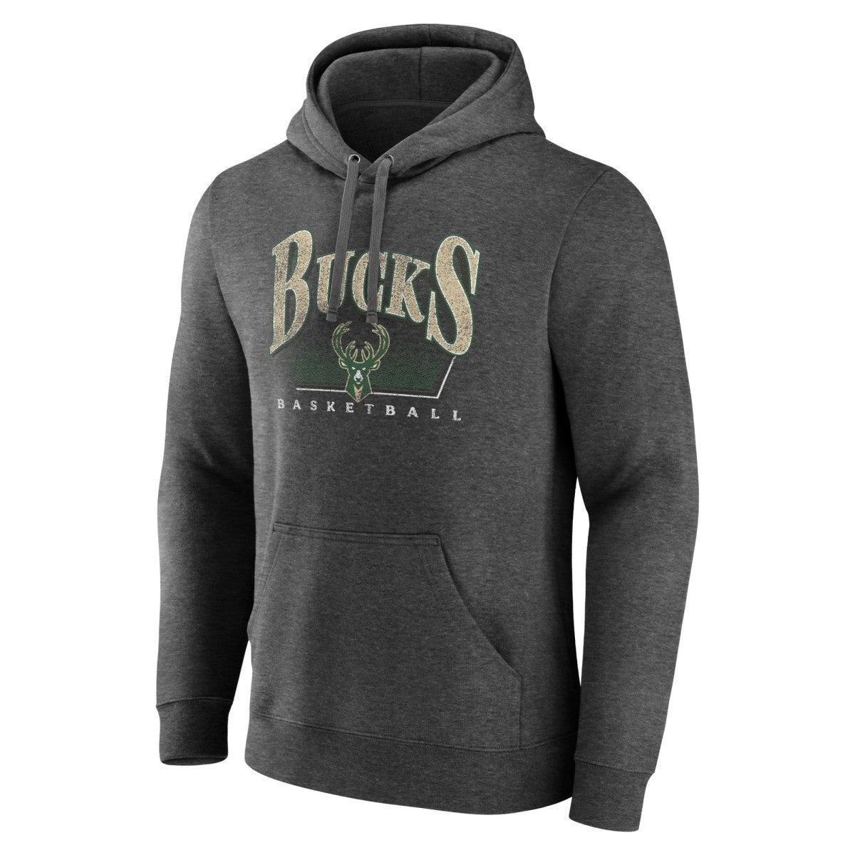 Charcoal Milwaukee Bucks Selection Pullover Hoodie | NBA