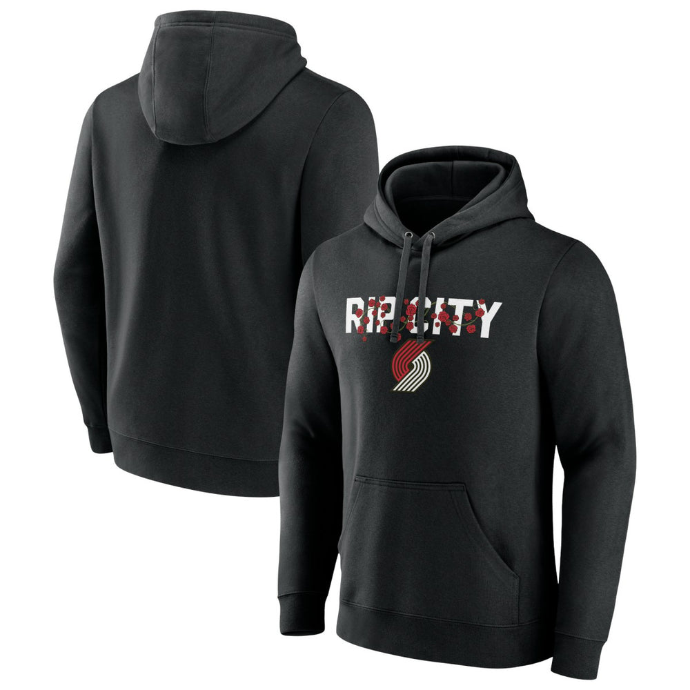Black Portland Trail Blazers Tip-Off Pullover Hoodie | NBA