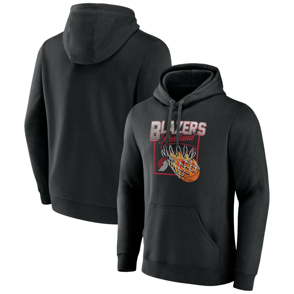 Black Portland Trail Blazers Alley Oop Pullover Hoodie | NBA
