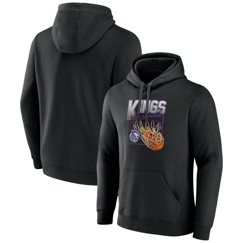 Black Sacramento Kings Alley Oop Pullover Hoodie | NBA